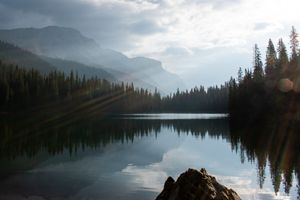Sunrise at Lillian Lake, Alberta
